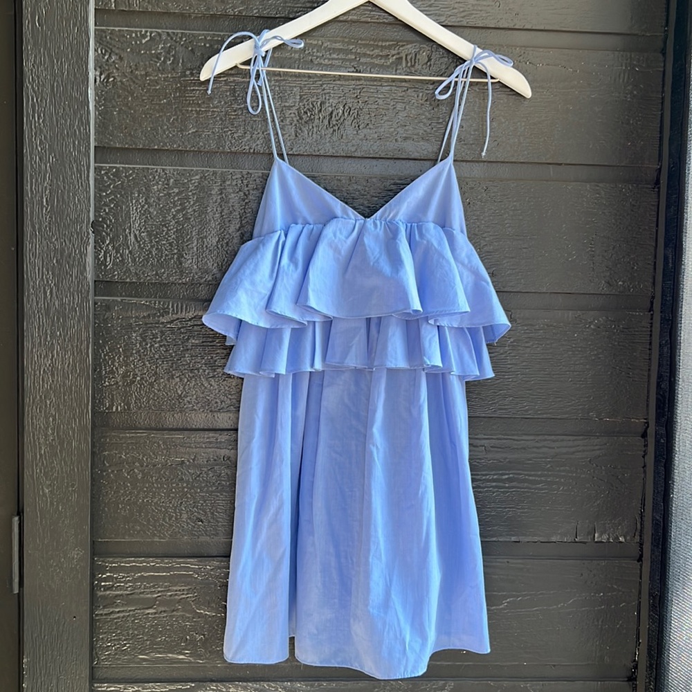 ZARA ruffle dress